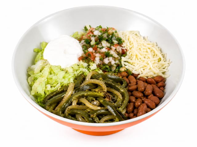 Rajas Burrito Bowl.