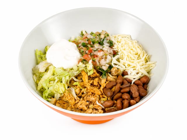 Pollo Asado Burrito Bowl.